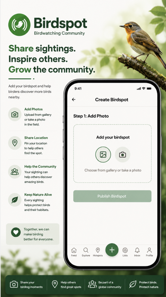 Create post screen